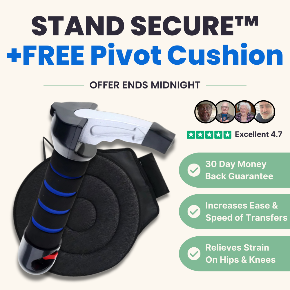 Stand Secure™ Car Aid + FREE Pivot Cushion
