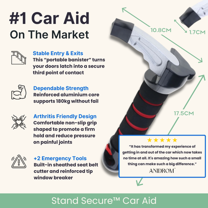 Stand Secure™ Car Aid + FREE Pivot Cushion